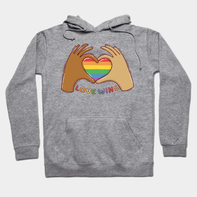 Love Wins Hoodie by Tania Tania